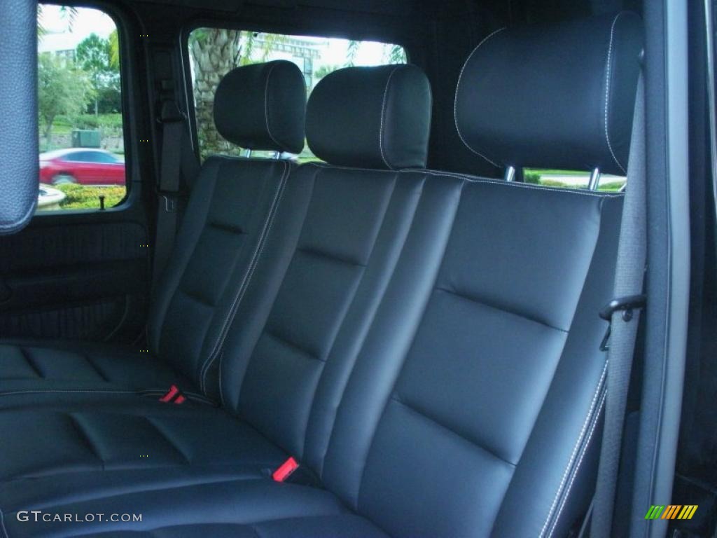 designo Black Interior 2011 Mercedes-Benz G 55 AMG Photo #45545069