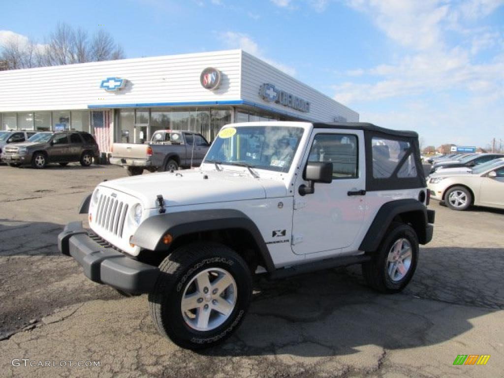 2009 Wrangler X 4x4 - Stone White / Dark Slate Gray/Medium Slate Gray photo #1