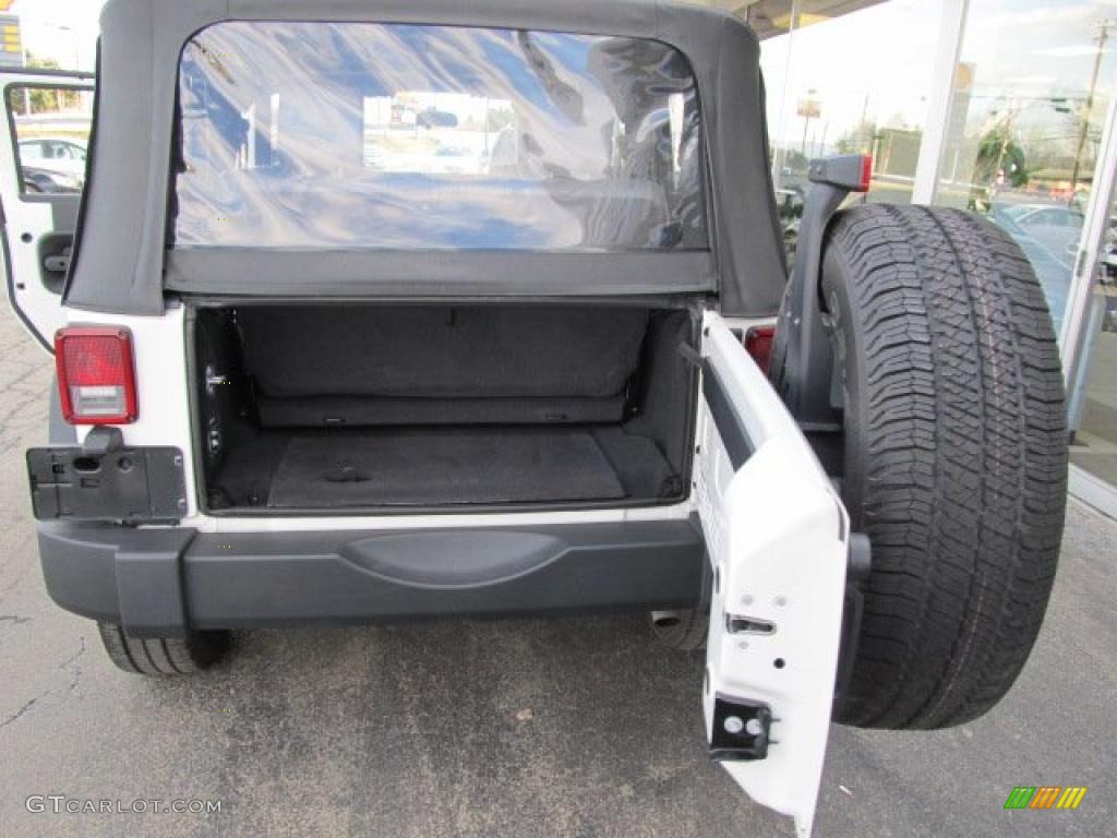 2009 Wrangler X 4x4 - Stone White / Dark Slate Gray/Medium Slate Gray photo #11