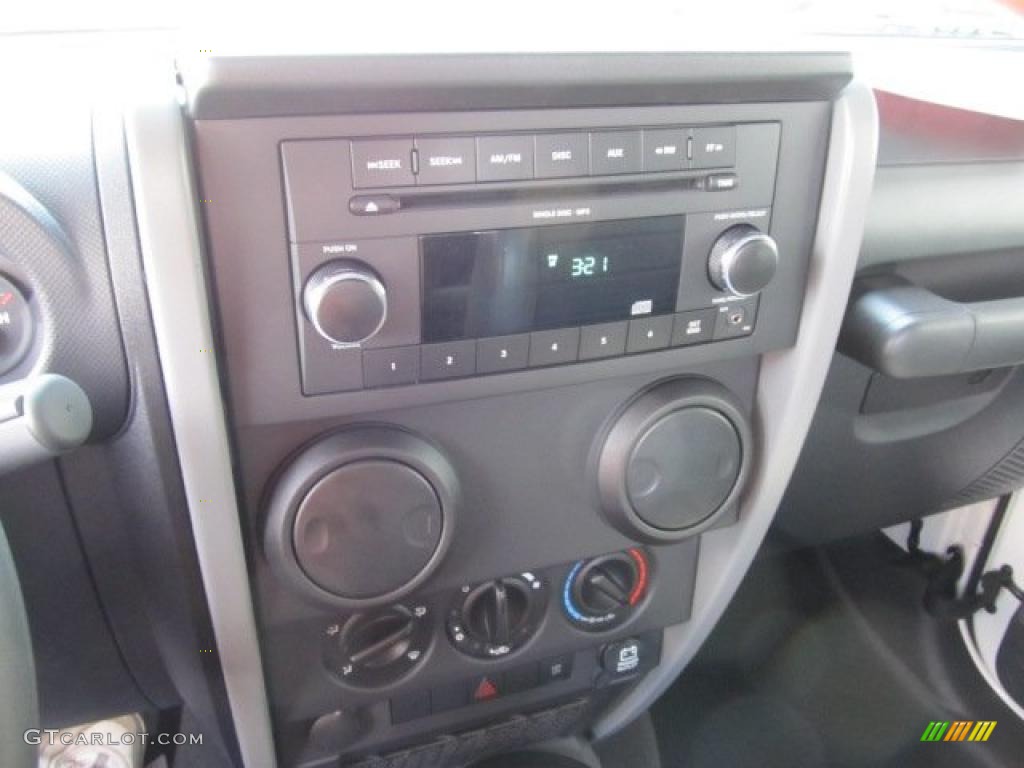 2009 Wrangler X 4x4 - Stone White / Dark Slate Gray/Medium Slate Gray photo #23
