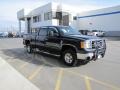 2009 Midnight Blue Metallic GMC Sierra 2500HD SLE Crew Cab 4x4  photo #3