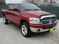 Inferno Red Crystal Pearl 2007 Dodge Ram 1500 Lone Star Quad Cab 4x4