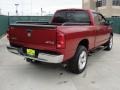 2007 Inferno Red Crystal Pearl Dodge Ram 1500 Lone Star Quad Cab 4x4  photo #3