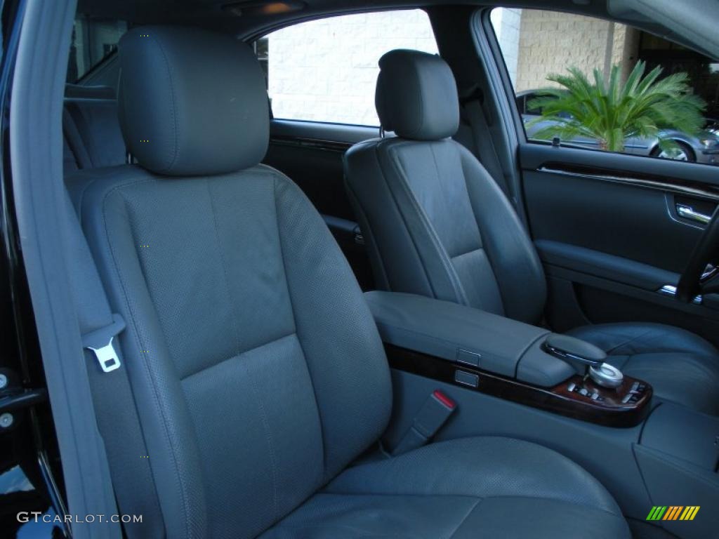 Grey/Dark Grey Interior 2007 Mercedes-Benz S 550 Sedan Photo #45546993