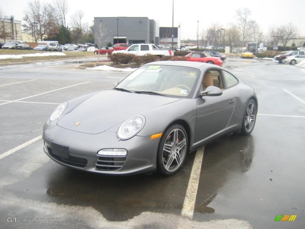 Meteor Grey Metallic 2010 Porsche 911 Carrera 4S Coupe Exterior Photo #45547045