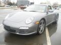 Meteor Grey Metallic 2010 Porsche 911 Carrera 4S Coupe Exterior