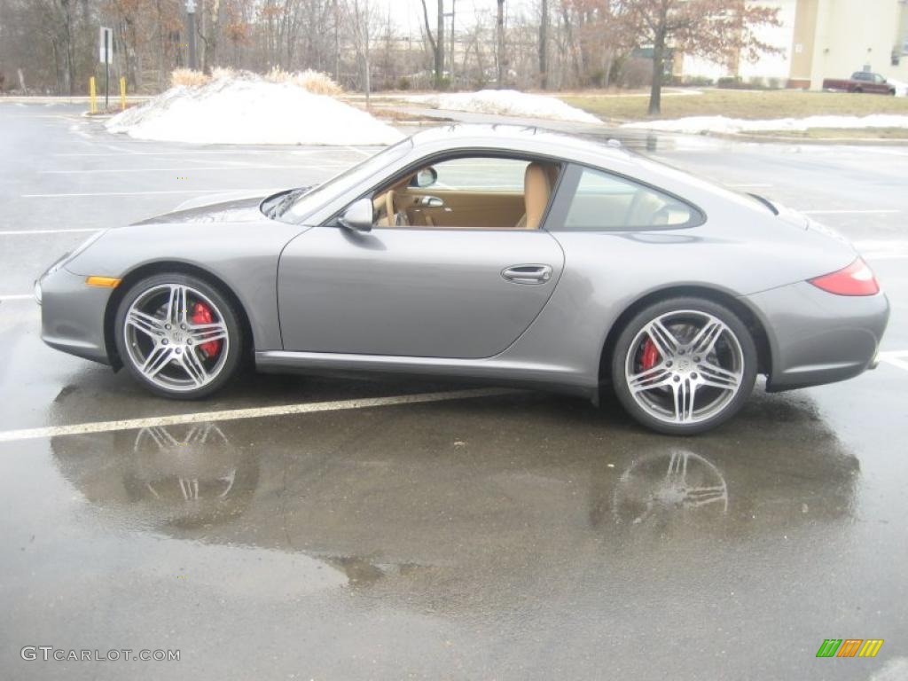 Meteor Grey Metallic 2010 Porsche 911 Carrera 4S Coupe Exterior Photo #45547141