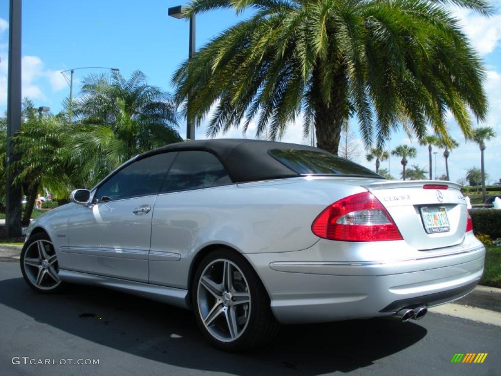 Iridium Silver Metallic 2007 Mercedes-Benz CLK 63 AMG Cabriolet Exterior Photo #45547349