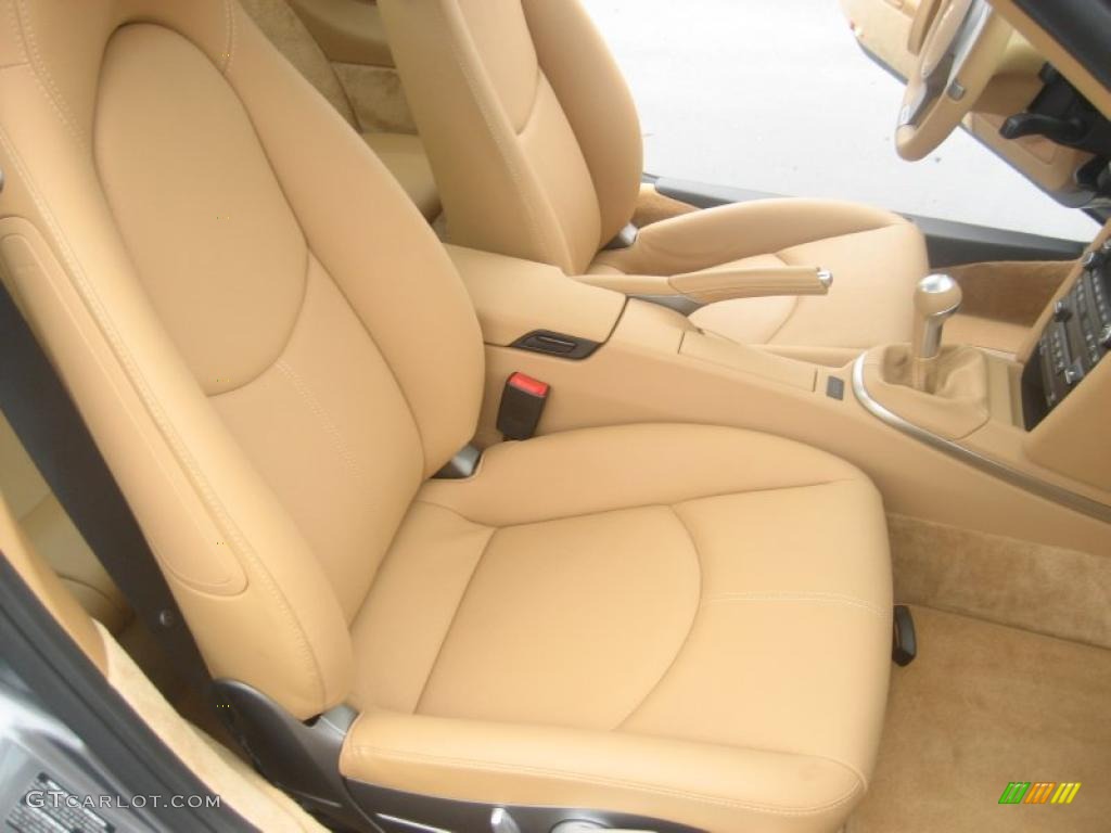 Sand Beige Interior 2010 Porsche 911 Carrera 4S Coupe Photo #45547497