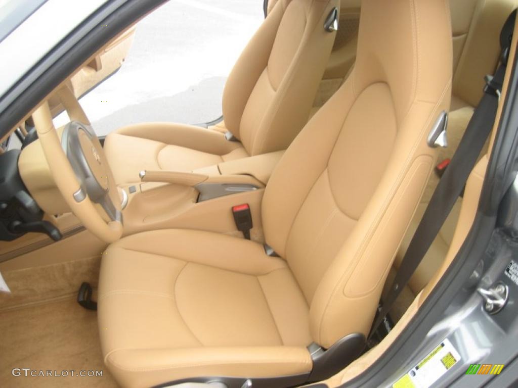 Sand Beige Interior 2010 Porsche 911 Carrera 4S Coupe Photo #45547513