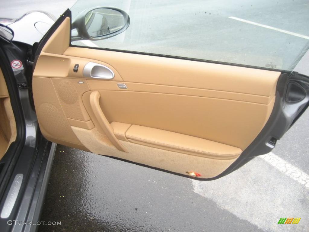 2010 Porsche 911 Carrera 4S Coupe Sand Beige Door Panel Photo #45547541