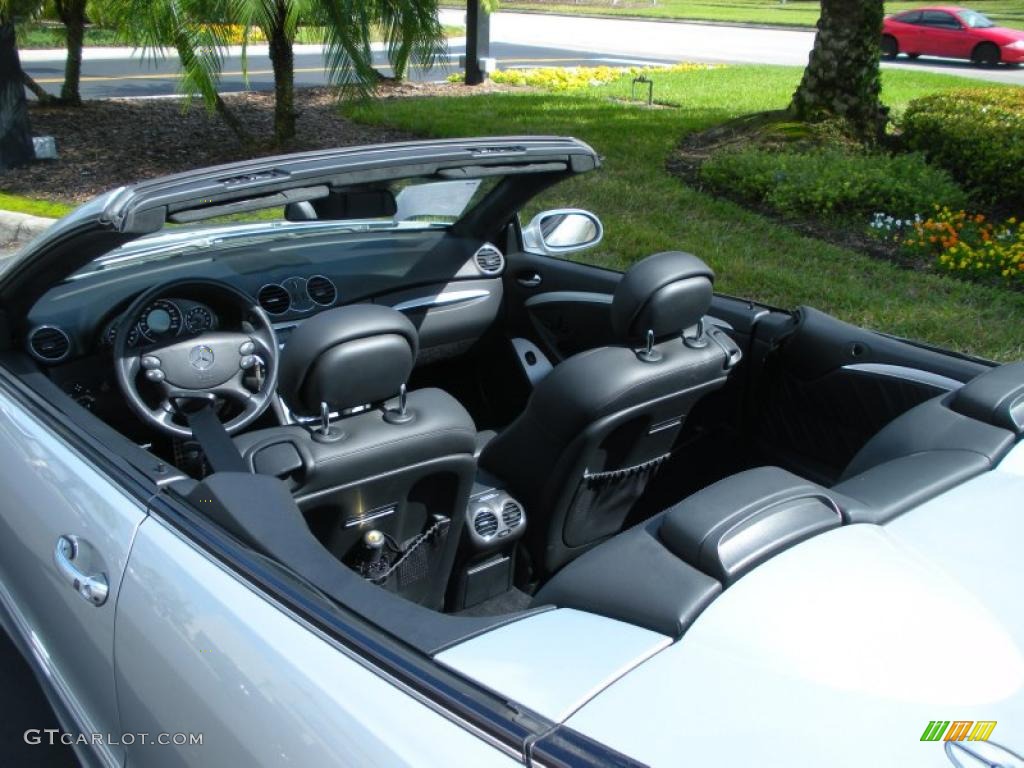 Black Interior 2007 Mercedes-Benz CLK 63 AMG Cabriolet Photo #45547741