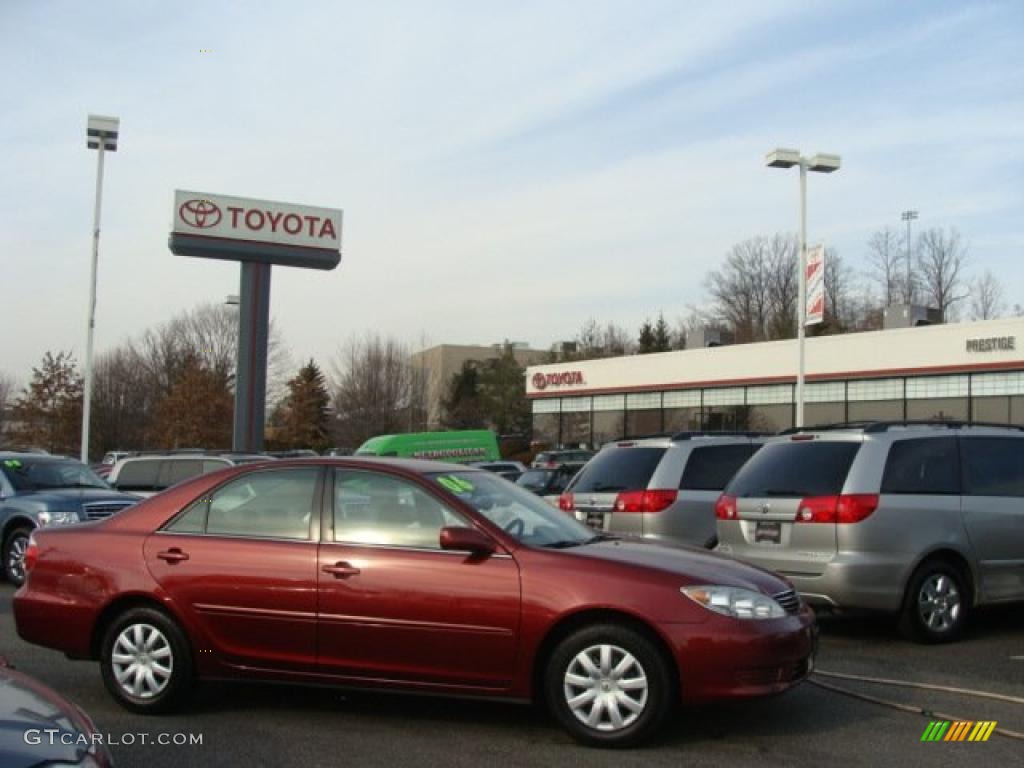 2006 Camry LE - Salsa Red Pearl / Stone Gray photo #1