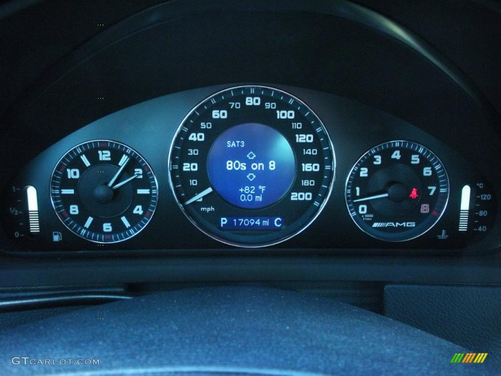 2007 Mercedes-Benz CLK 63 AMG Cabriolet Gauges Photo #45548673