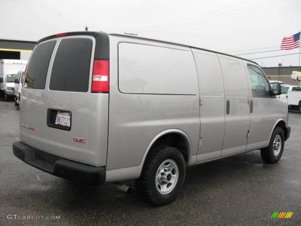 2008 Savana Van 2500 Cargo - Silver Birch Metallic / Medium Pewter photo #6