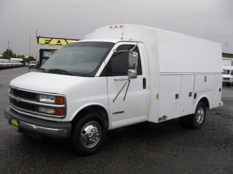 2001 Chevrolet Express Cutaway 3500 Commercial Utility Van Data, Info and Specs