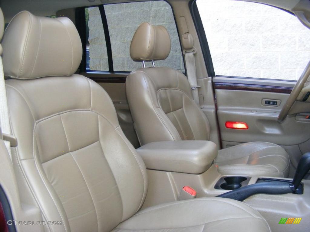 Sandstone Interior 2002 Jeep Grand Cherokee Limited 4x4 Photo #45550557