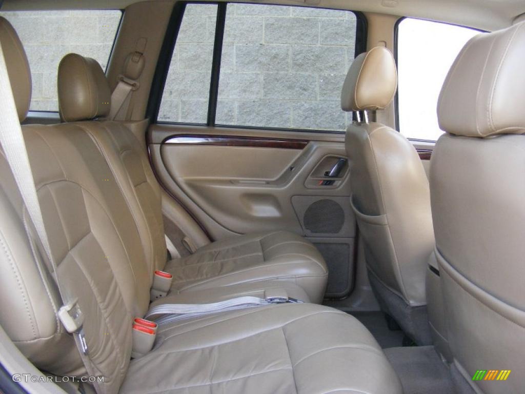 Sandstone Interior 2002 Jeep Grand Cherokee Limited 4x4 Photo #45550573