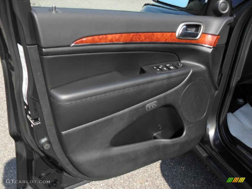 2011 Jeep Grand Cherokee Limited Black Door Panel Photo #45550713