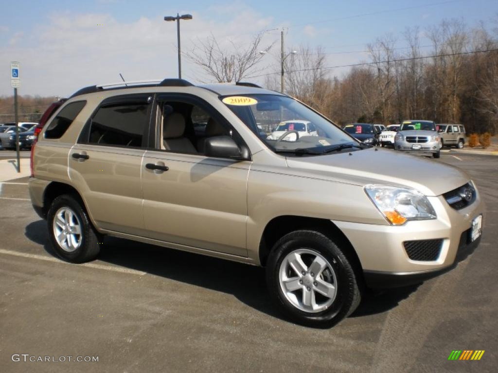 Gold Leaf 2009 Kia Sportage LX V6 Exterior Photo #45550845