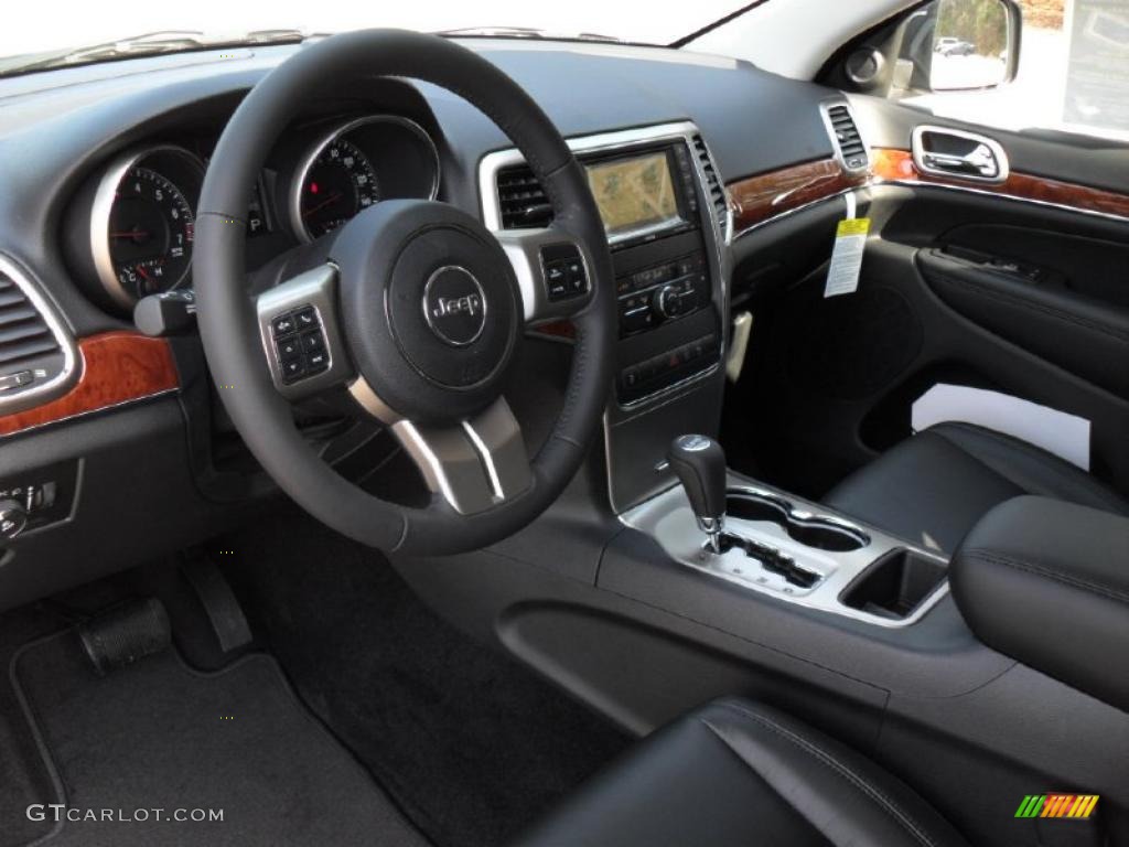 Black Interior 2011 Jeep Grand Cherokee Limited Photo #45551321
