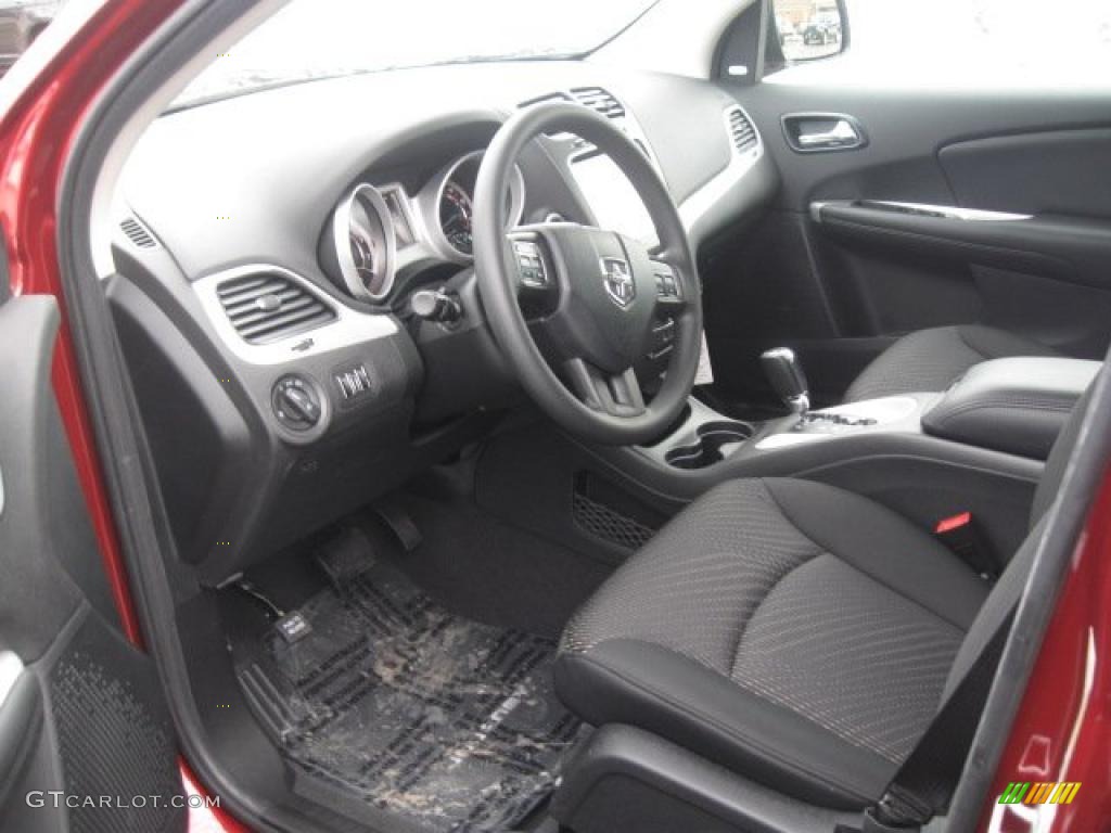 Black Interior 2011 Dodge Journey Mainstreet Photo #45551645