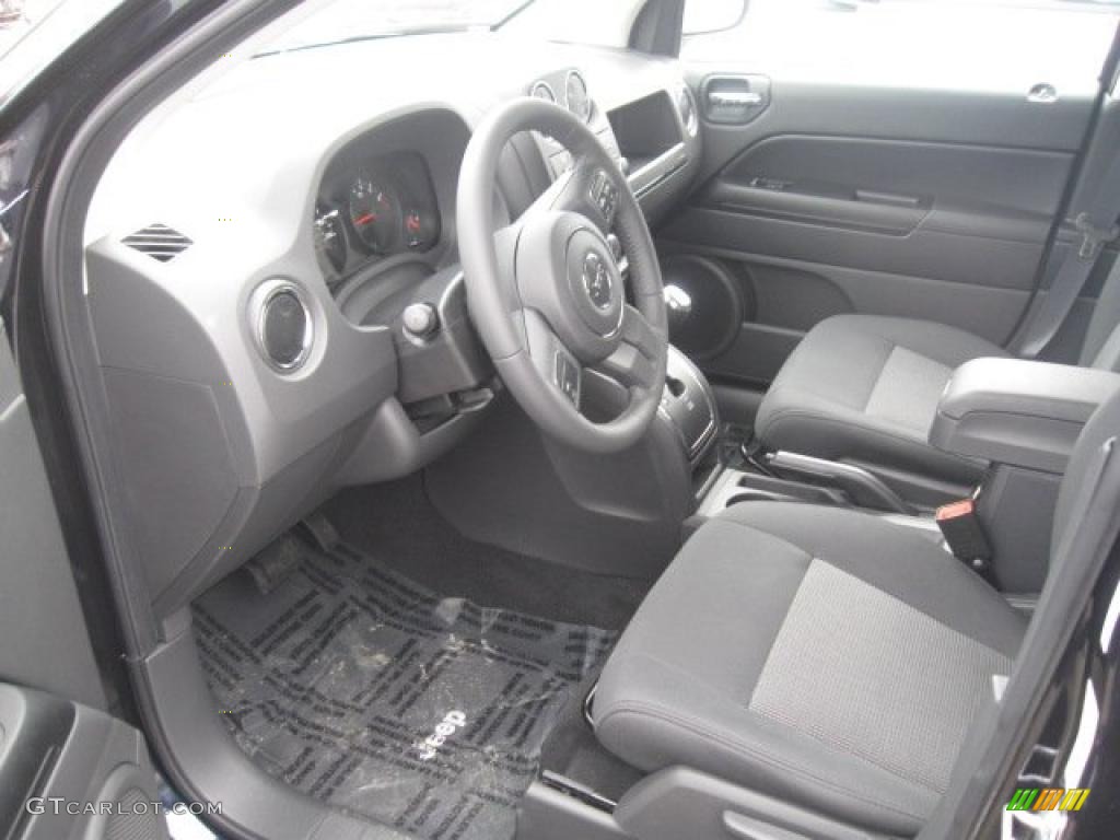 Dark Slate Gray Interior 2011 Jeep Compass 2.4 Latitude 4x4 Photo #45552121