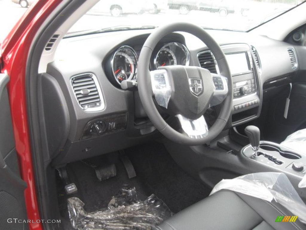 2011 Dodge Durango Citadel 4x4 Black Dashboard Photo #45552237