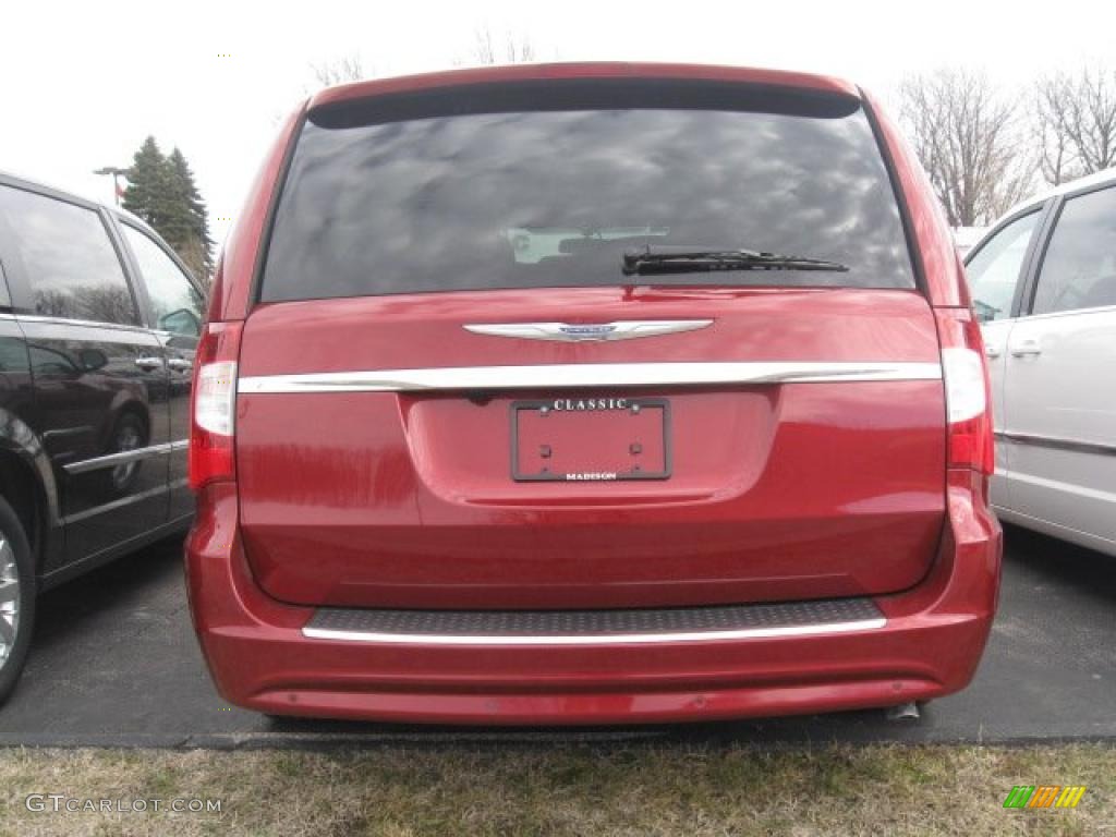 Deep Cherry Red Crystal Pearl 2011 Chrysler Town & Country Touring Exterior Photo #45552765