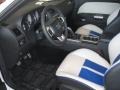 Pearl White/Blue Interior Photo for 2011 Dodge Challenger #45552841