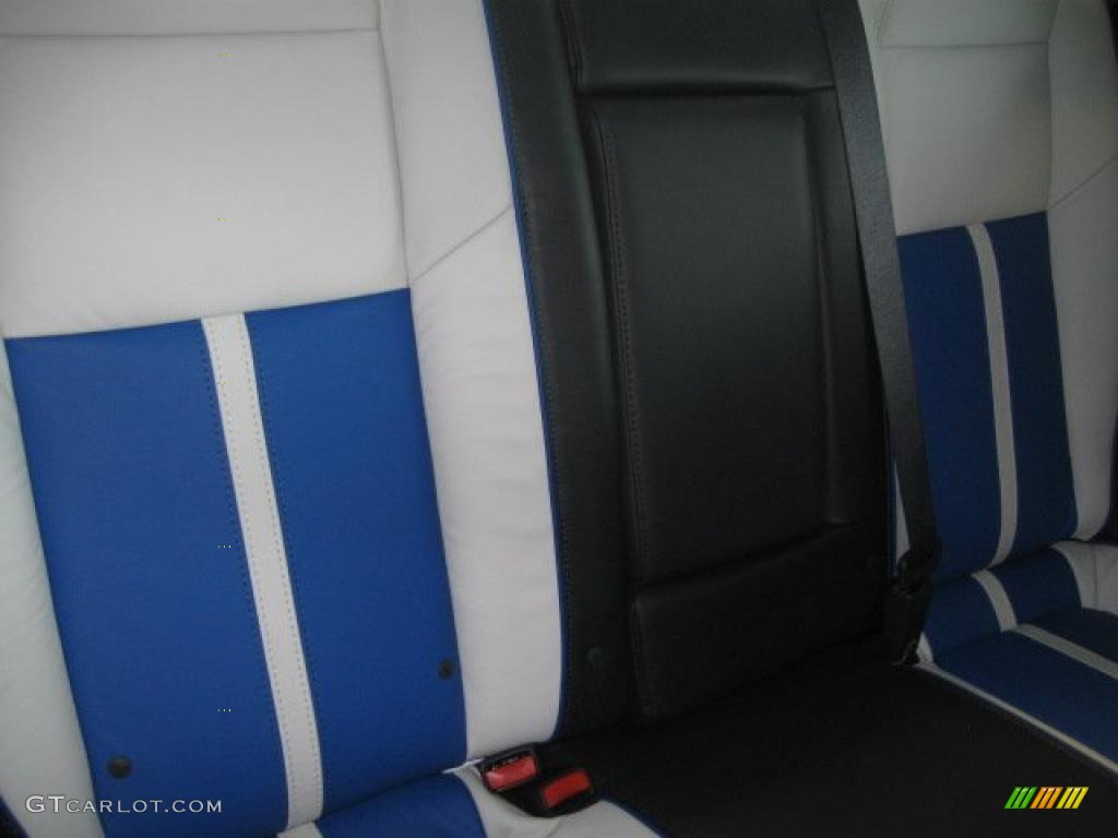 Pearl White/Blue Interior 2011 Dodge Challenger SRT8 392 Inaugural Edition Photo #45552903