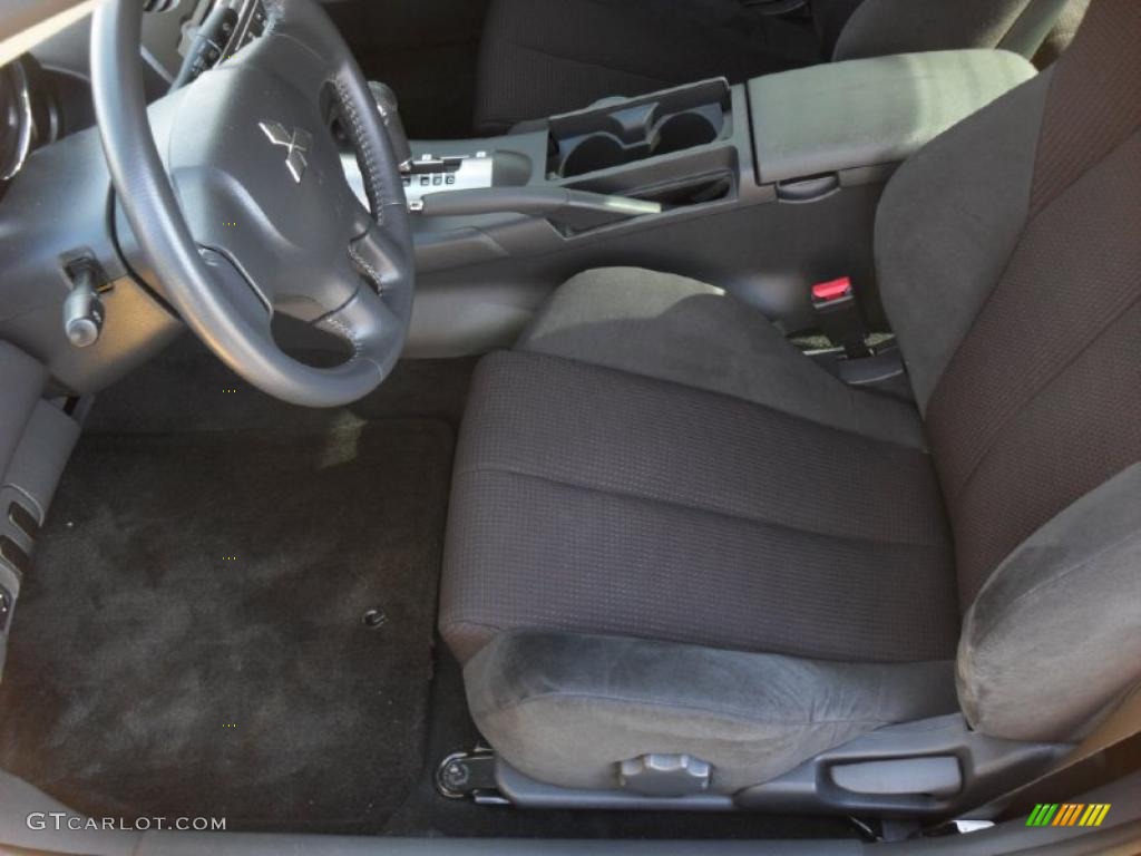 2009 Eclipse GS Coupe - Solar Satin Yellow / Dark Charcoal photo #7