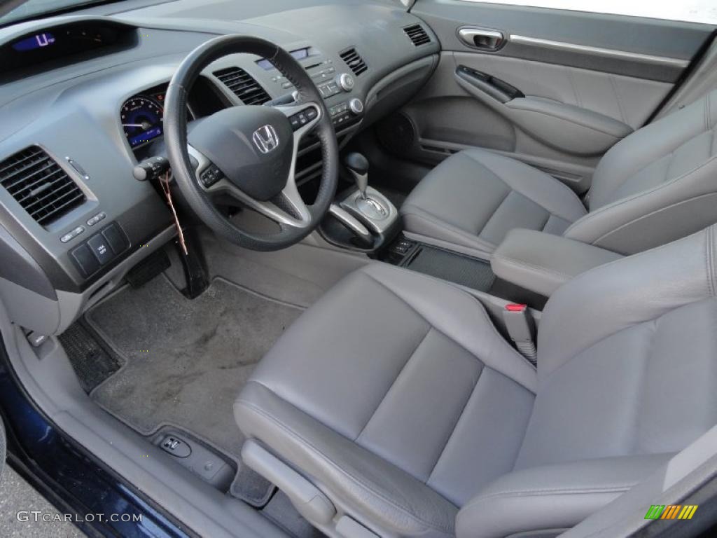 Gray Interior 2009 Honda Civic EX-L Sedan Photo #45553313
