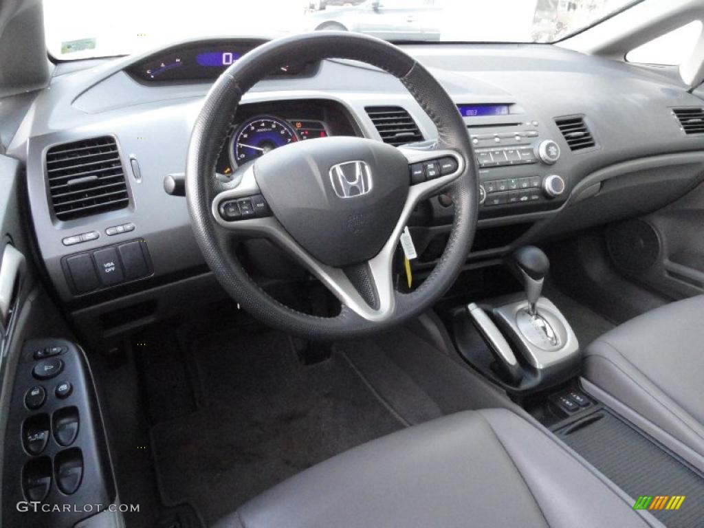 2009 Honda Civic EX-L Sedan Gray Dashboard Photo #45553321
