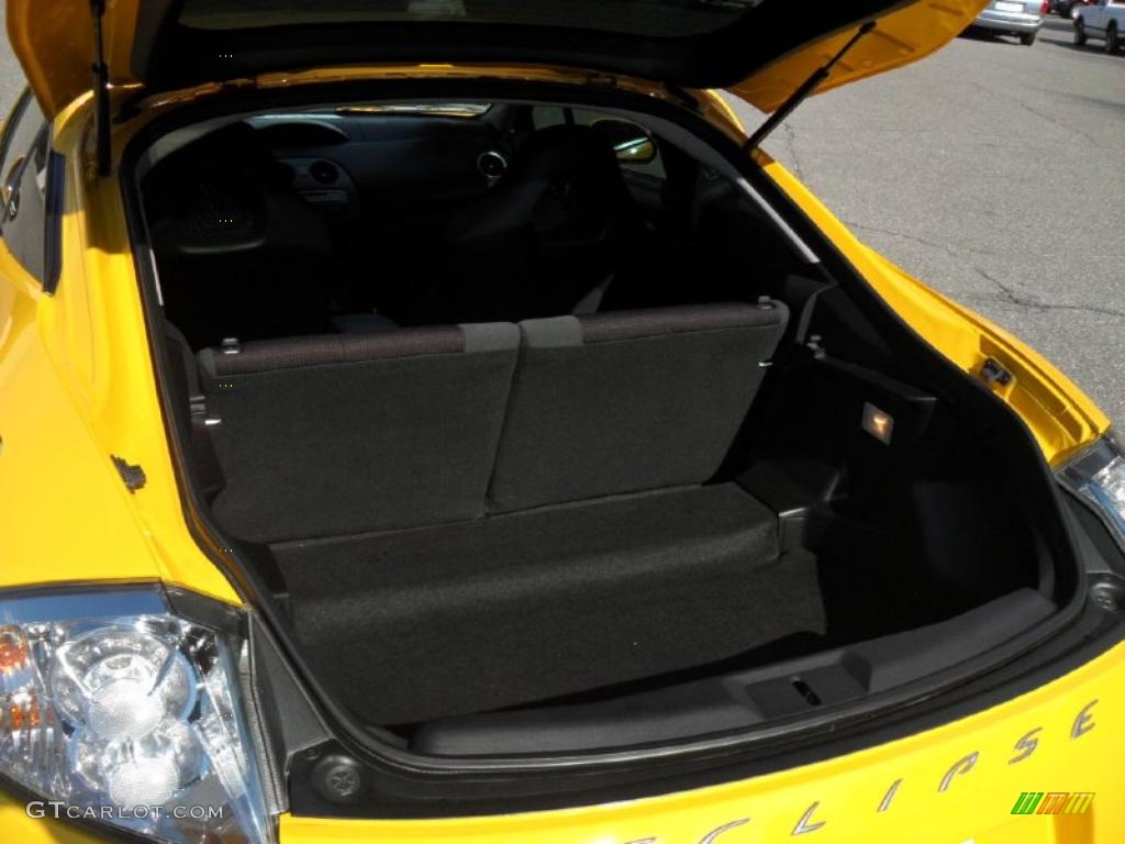 2009 Eclipse GS Coupe - Solar Satin Yellow / Dark Charcoal photo #14