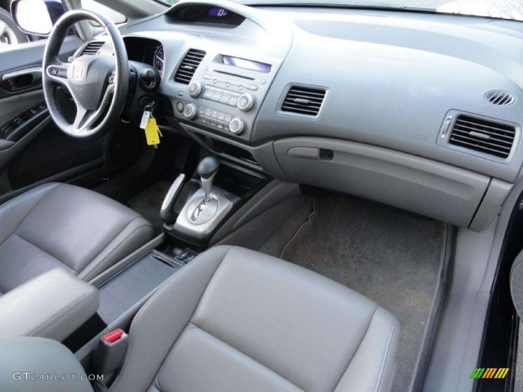 2009 Honda Civic EX-L Sedan Gray Dashboard Photo #45553329