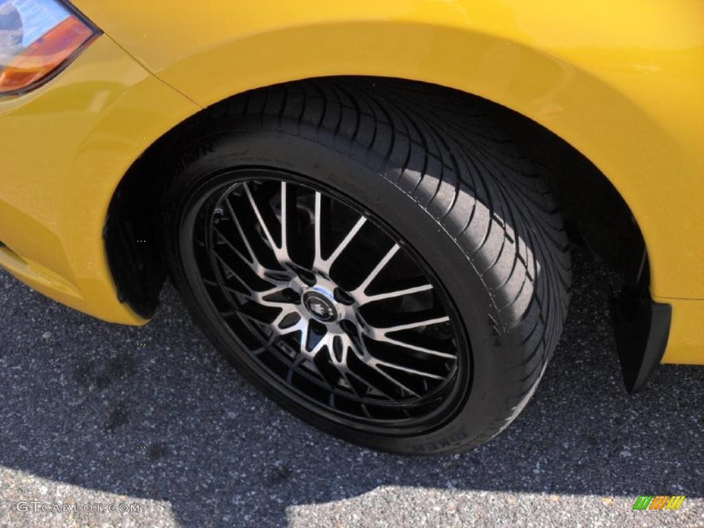 2009 Eclipse GS Coupe - Solar Satin Yellow / Dark Charcoal photo #23