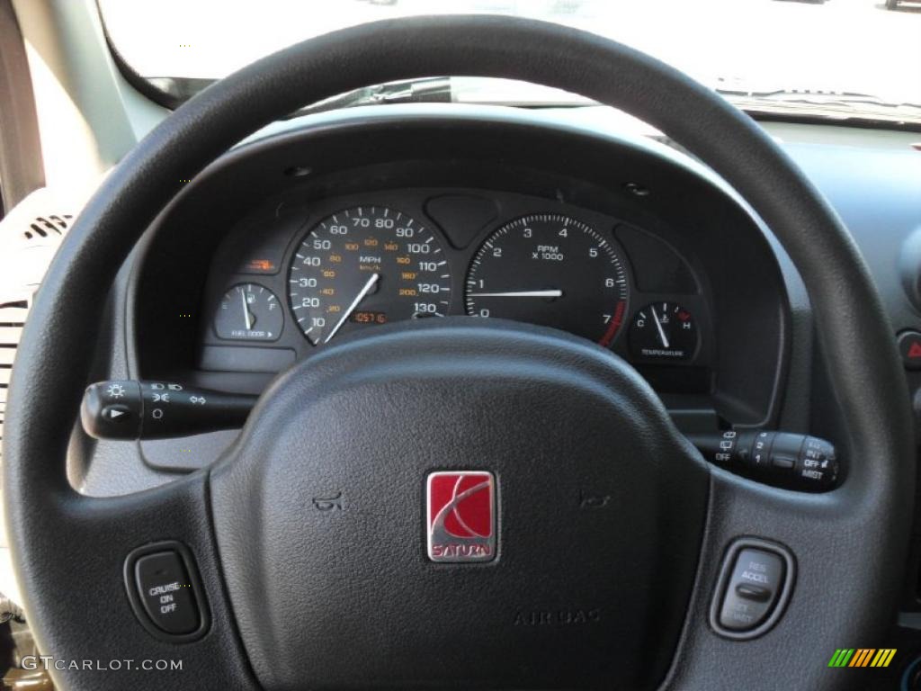 2003 Saturn VUE V6 Gray Steering Wheel Photo #45554001