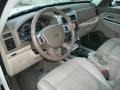 Pastel Pebble Beige Mckinley Leather 2009 Jeep Liberty Limited 4x4 Interior Color