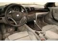 Gray Boston Leather 2010 BMW 1 Series 128i Convertible Interior Color