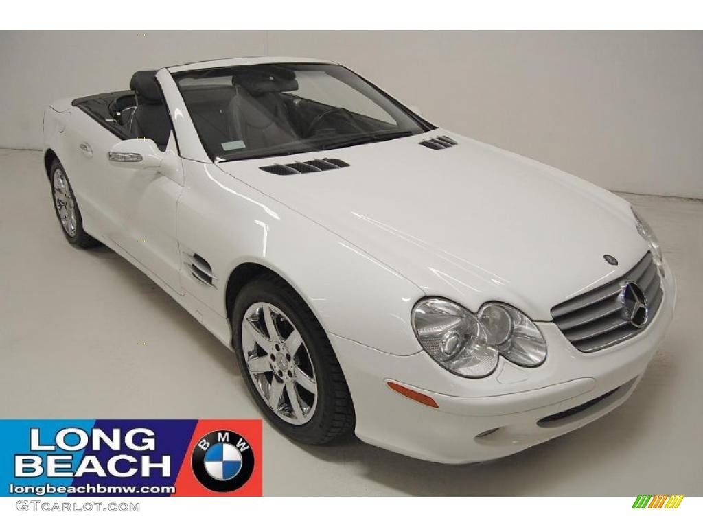 2003 SL 500 Roadster - Alabaster White / Charcoal photo #1