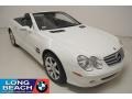 Alabaster White 2003 Mercedes-Benz SL 500 Roadster