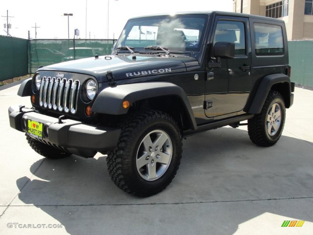 2010 Wrangler Rubicon 4x4 - Dark Charcoal Pearl / Dark Slate Gray/Medium Slate Gray photo #7