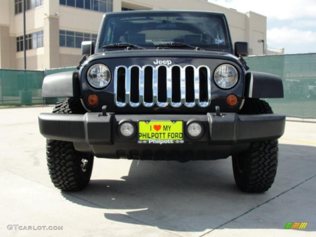 2010 Wrangler Rubicon 4x4 - Dark Charcoal Pearl / Dark Slate Gray/Medium Slate Gray photo #9