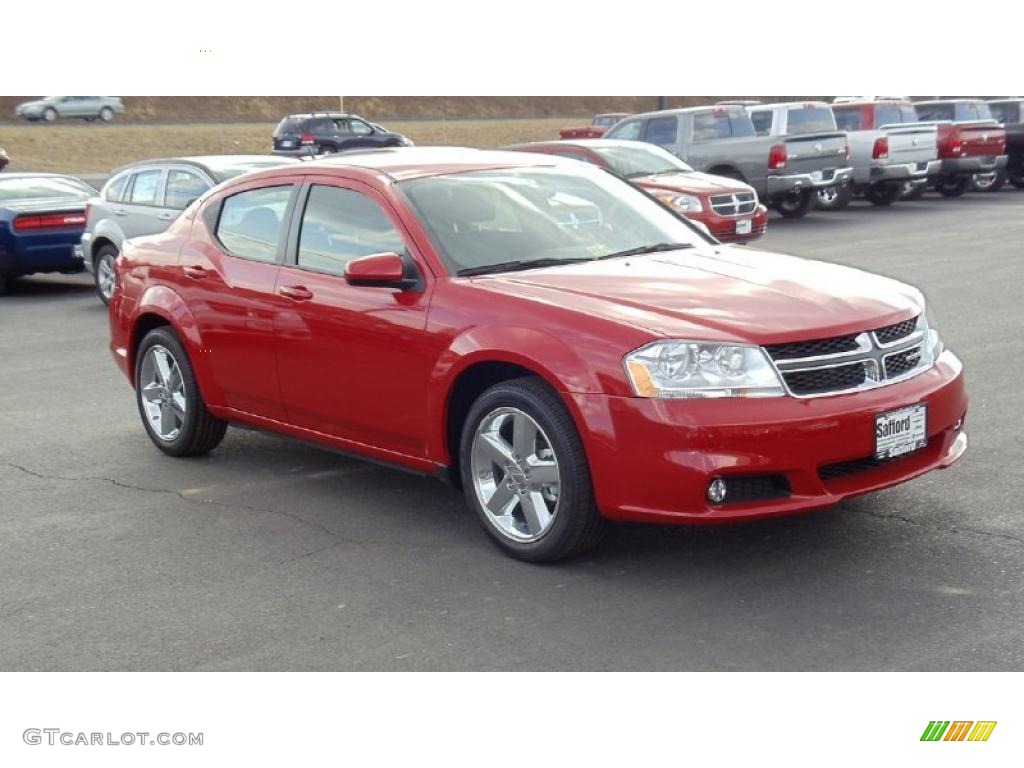 Redline 2 Pearl 2011 Dodge Avenger Lux Exterior Photo #45563015