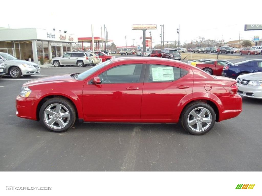 Redline 2 Pearl 2011 Dodge Avenger Lux Exterior Photo #45563055