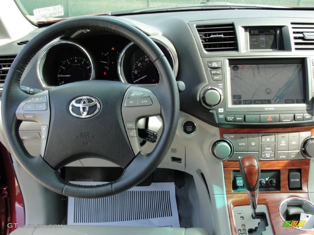 2010 Toyota Highlander Limited Ash Dashboard Photo #45563467