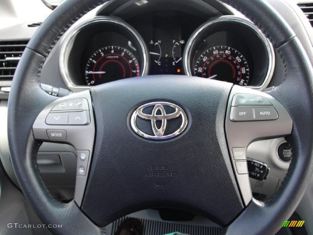 2010 Toyota Highlander Limited Ash Steering Wheel Photo #45563587