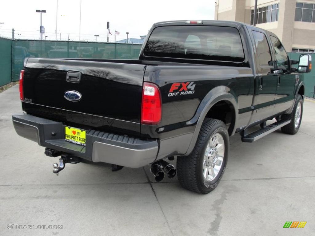 2009 F250 Super Duty FX4 Crew Cab 4x4 - Black / FX4 Black photo #3