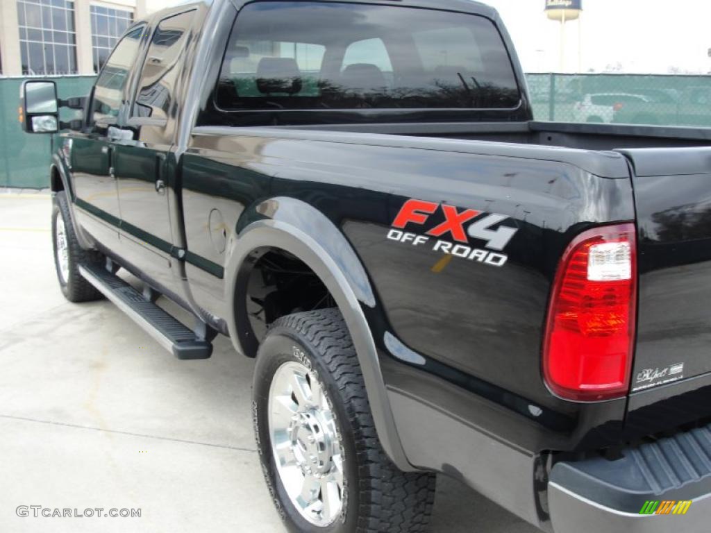 2009 F250 Super Duty FX4 Crew Cab 4x4 - Black / FX4 Black photo #5